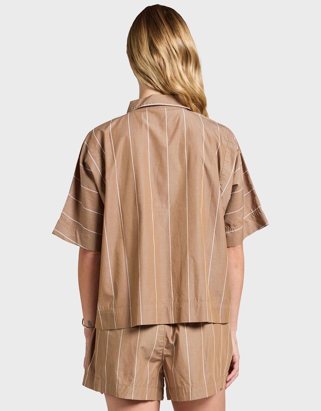 Academy Brand - Alma Stripe Poplin SS Shirt