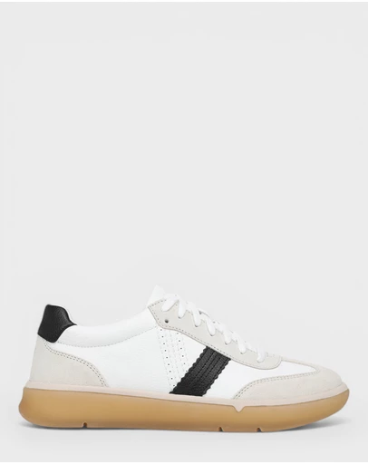 Vionic - City Walk Casual Sneaker - Black/White
