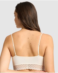 Billet Doux - Zen Dentelle Longline Wirefree Bralette with Lace