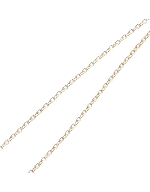 Pre-Loved by Azura Reborn - Pre-Loved Gold Plated Rhinestone Petit CD Logo Pendant Necklace