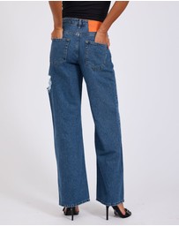 ONE TEASPOON - Rosewood Jackson Mid Waist Wide Leg Jeans