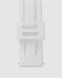 Maxum - Liberty Band - White Silicone with Rose Gold Tone Buckle