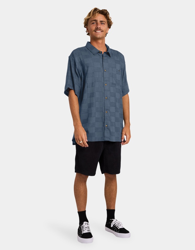 Billabong - Mens Sundays Jacquard Short Sleeve Shirt