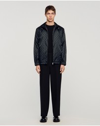 Sandro - Surf Squarecross Nylon Jacquard Leger Jacket