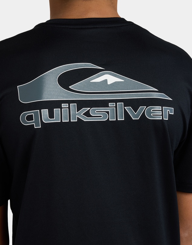 Quiksilver - Boys 8 to 16 Carbon Short Sleeve Rashguard