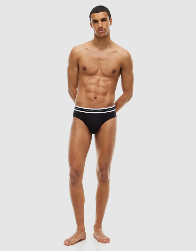 Tommy Hilfiger - 3-Pack Signature Repeat Logo Waistband Briefs