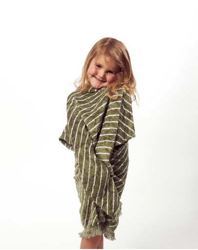 Sand Society - Kids Beach/Bath Bamboo Poncho - Sage