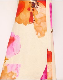 AERE - Fiora Linen Midi Dress