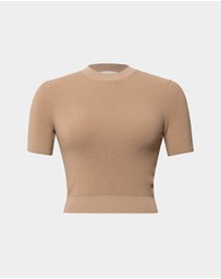 Forcast - Murphy Crop Knit Top