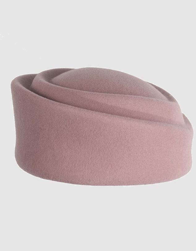 Max Alexander - Felt Dusty Pink Pillbox Hat