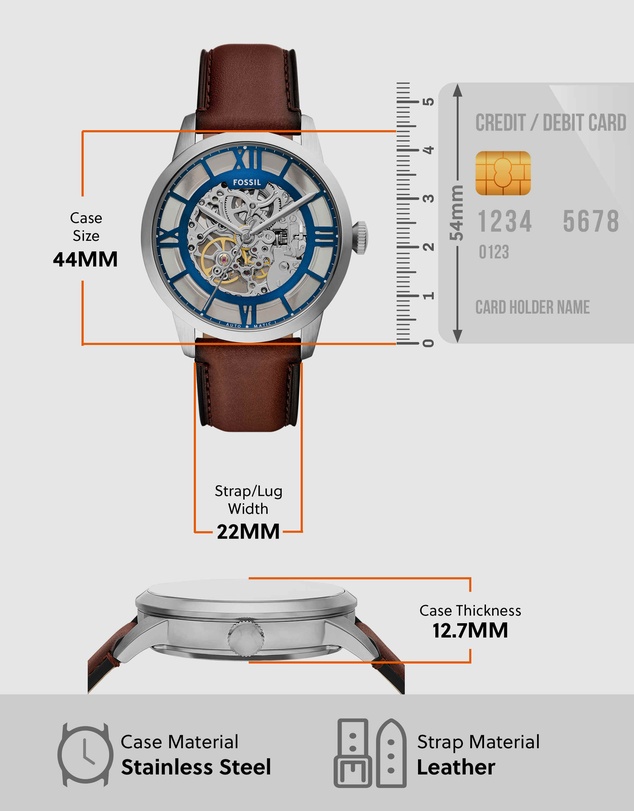Fossil - Townsman Brown Automatic Watch