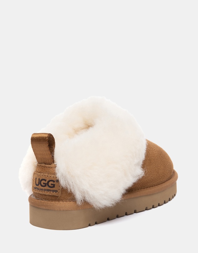 EVERAU - Australian Shepherd Ugg Glacial Kids Cow Suede Upper UGG Boots