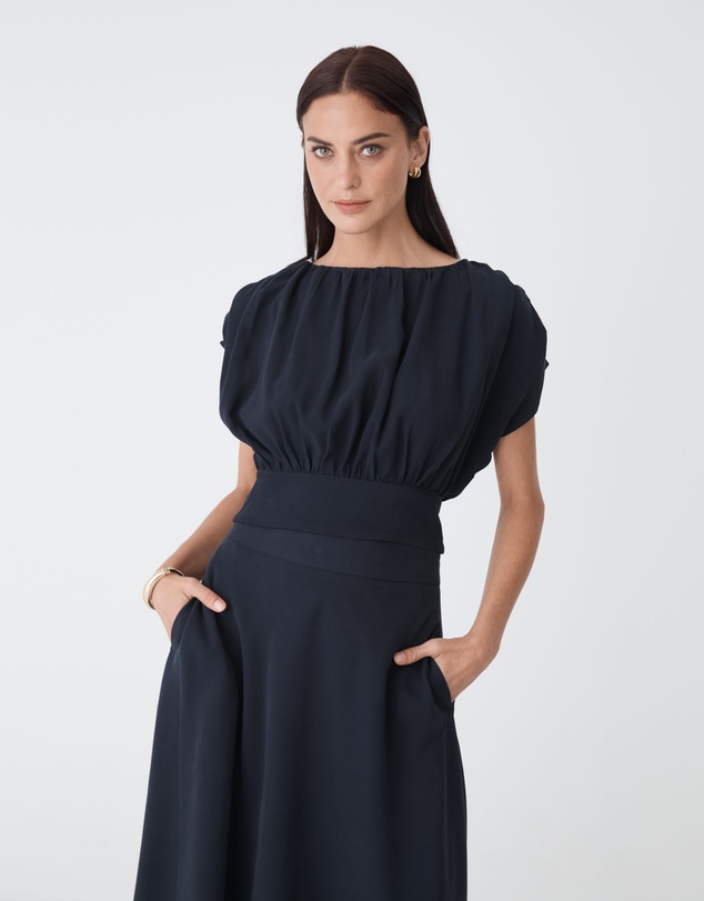 Forcast - Goulbury Tie Waist Top