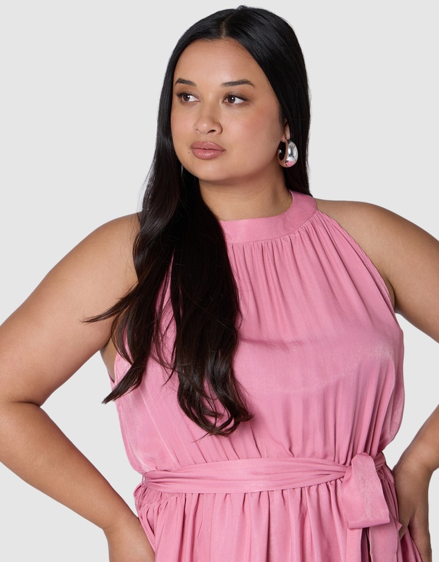 Pink Dusk by Curve Project - Tempted Maxi Dress