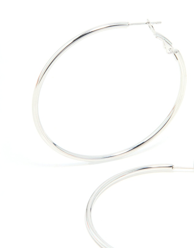 Lovisa - Surgical Steel Hoop Earrings 50 MM