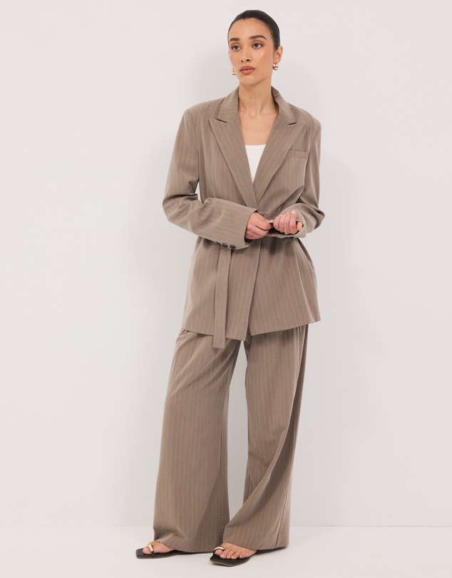 Calli - Rhode Pinstripe Blazer
