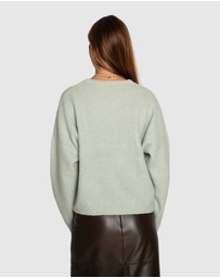 Belle & Bloom - Wrap Me Up Scarf Sweater
