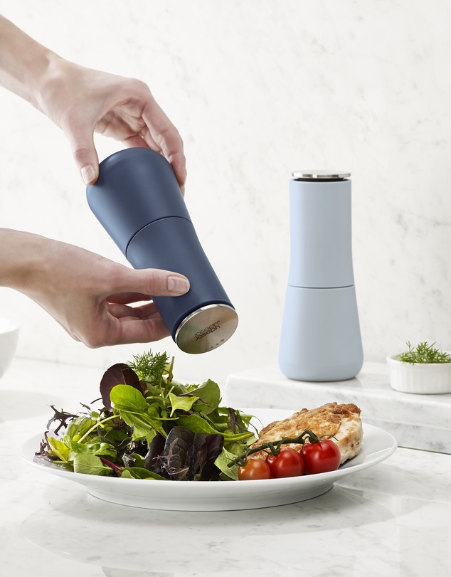 Joseph Joseph - Milltop™ Non-spill Salt & Pepper Mill Set - Editions (Sky)