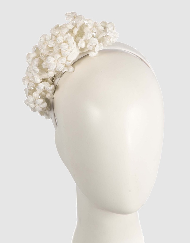 Max Alexander - Cream Flower Fascinator Headband