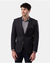 Brooksfield - Tonal Winter Check Blazer