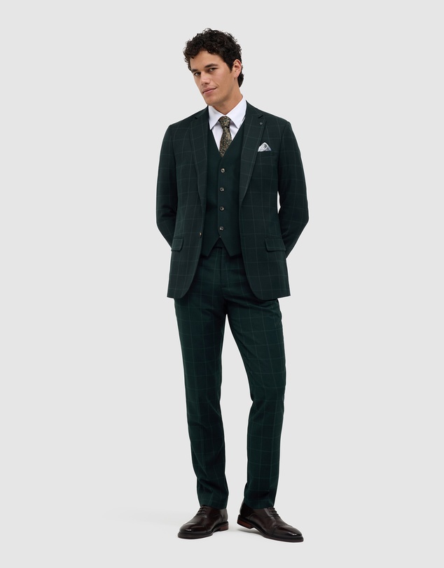 Politix - Baxter Windowpane Tailored Pant