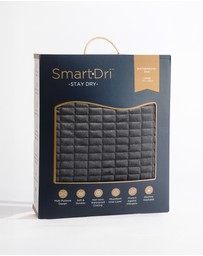 Living Textiles - Smart-Dri Waterproof Mattress Pad - Grey (Large)