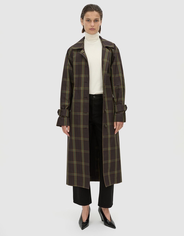 C&M CAMILLA AND MARC - Winton Check Trench Coat