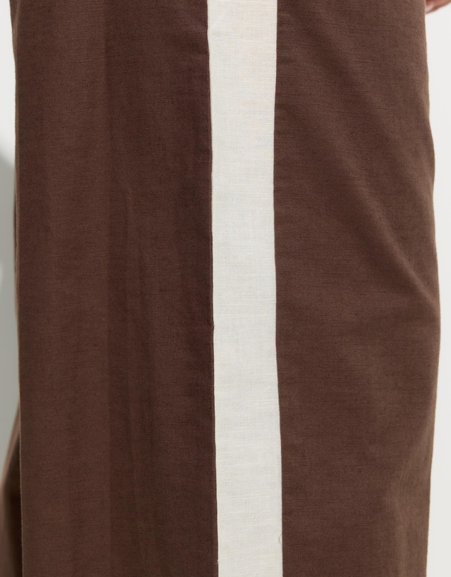 Dazie - Balmy Wave Linen Blend Beach Pants