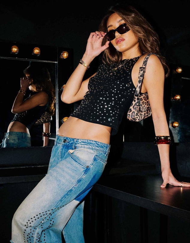 Neon Hart - Metalica Stud Tank