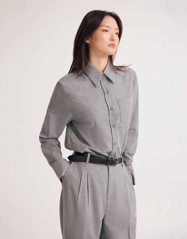 Oxford - Adrienne Euro Fabric Oversize Shirt