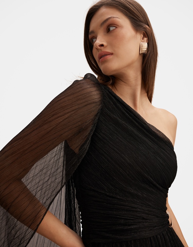 Forever New - Samara One Shoulder Plisse Maxi Dress