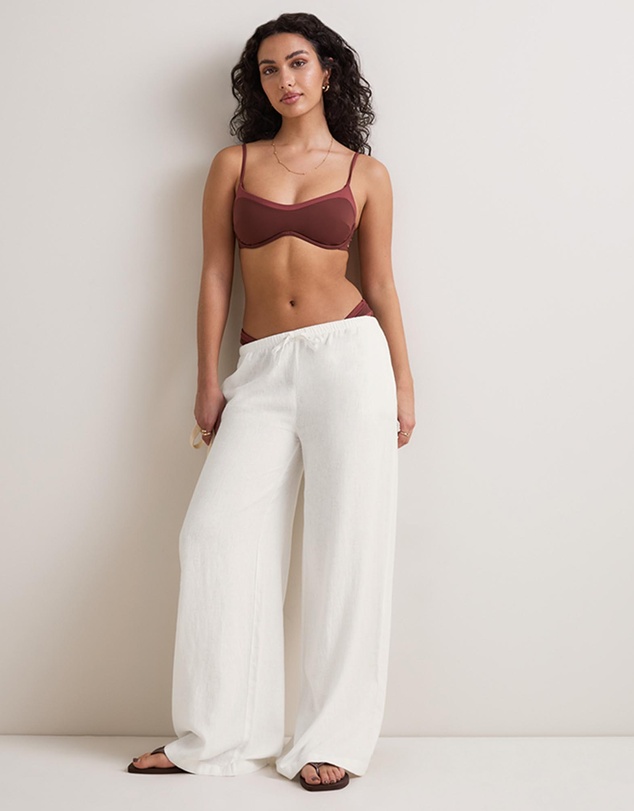 TALA - Soft Linen Drawstring Trousers
