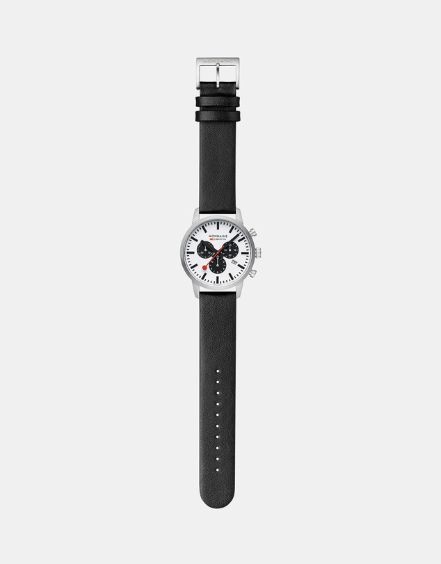 Mondaine - Mondaine Official Swiss Railways Neo Chronograph Watch 41mm
