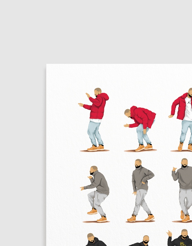 Olive et Oriel - Hotline Bling Art Print
