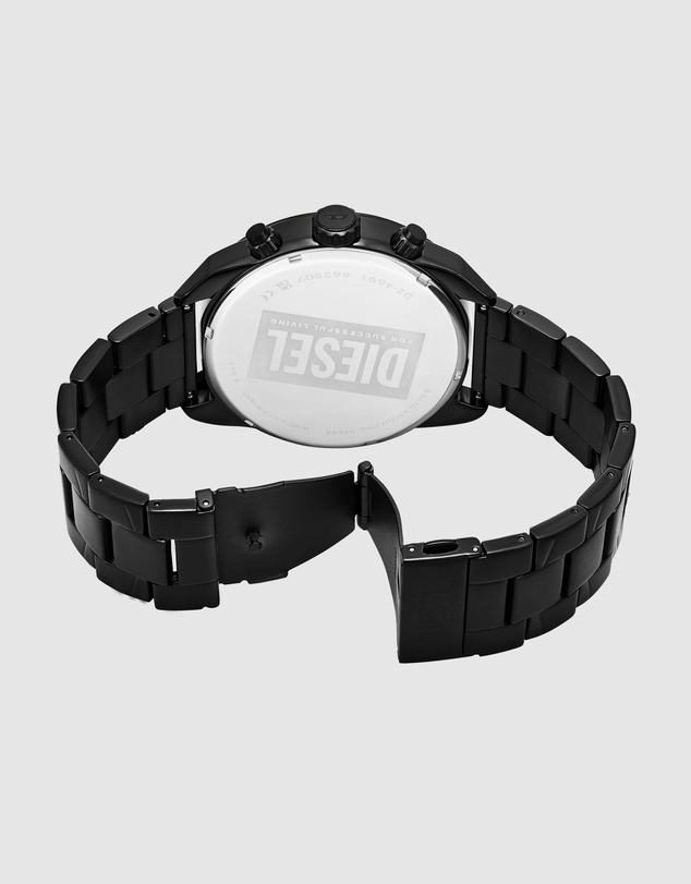 Diesel - Spiked Black Chronograph Watches