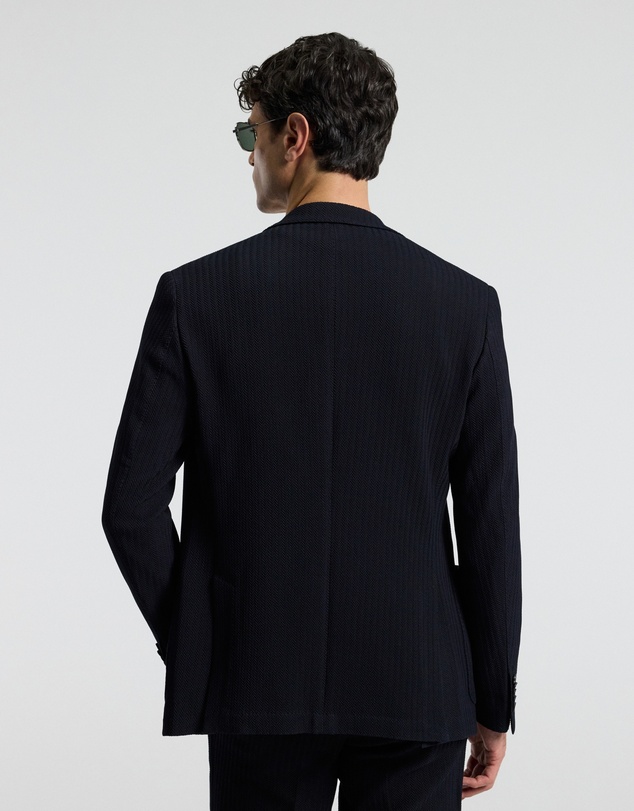 Calibre - Herringbone Jacquard Blazer Navy