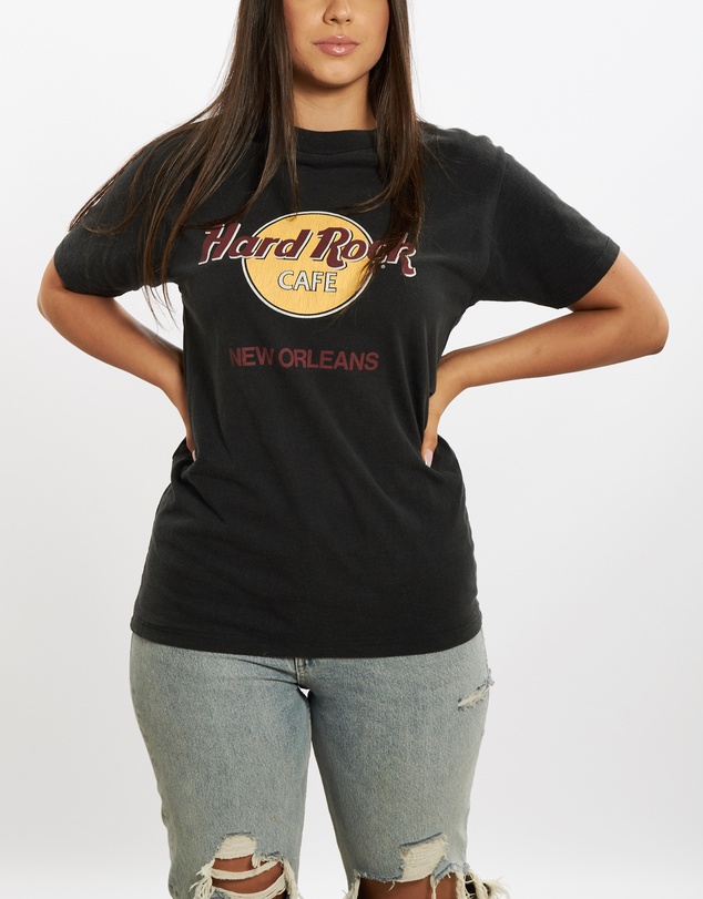 Vintage by The Real Deal - Pre Loved - 90s Hard Rock Cafe 'New Orleans' Tee