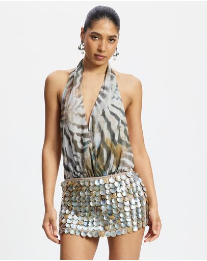 knee length dresses for ladies Button Me Up Mini Dress | Jaded London main image 1
