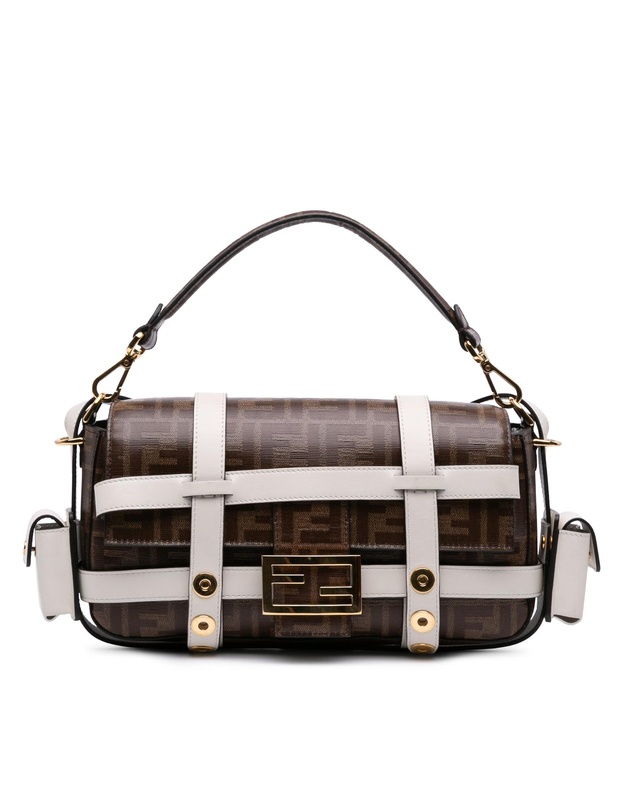 Pre-Loved by Azura Reborn - Pre-Loved Zucca Glazed Fabric Cage Baguette Satchel