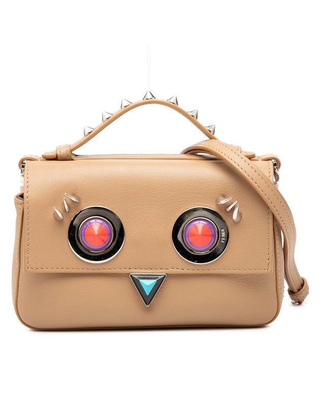 Pre-Loved by Azura Reborn - Pre-Loved Micro Leather Hypnoteyes Double Baguette Satchel