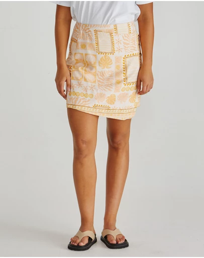 Sass - Coast Mini Wrap Skirt
