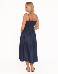 Petal & Pup - Arnika Midi Dress - Blue
