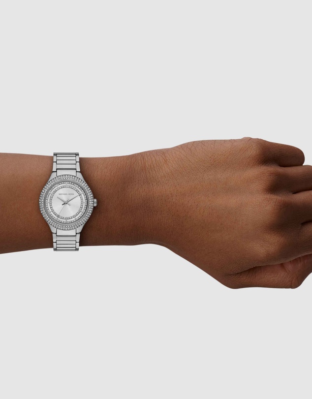 Michael Kors - Sylvia Silver Tone Analogue Watch