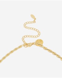 Lovisa - Waterproof Gold Plated Stainless Steel Teardrop Chain Link Necklace