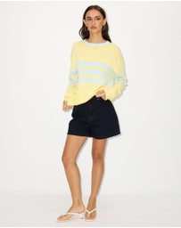 Dazie - Taylor Stripe Knit Jumper