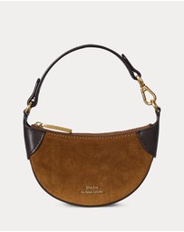 Polo Ralph Lauren - Polo ID Leather-Trim Suede Card Case