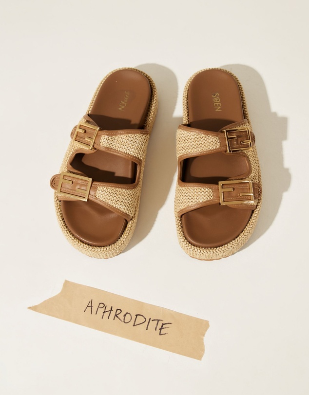 Siren - Aphrodite Woven Flatforms
