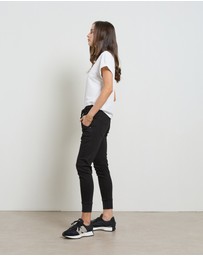 DRICOPER DENIM - Active Black Cuffed Jeans