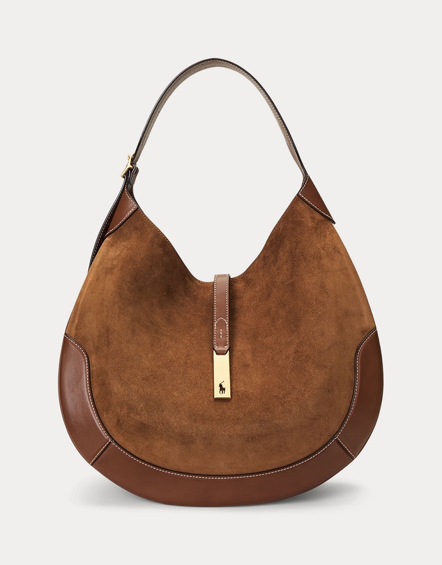 Polo Ralph Lauren - Polo ID Suede Large Shoulder Bag