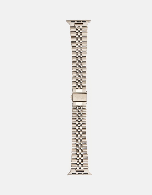 Friendie - Stainless Steel Link Bracelet Band - The Perth - Apple Watch Compatible